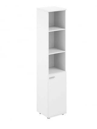 Шкаф высокий полуоткрытый правый Sigma SG.852.WH.WH.R Белый_0