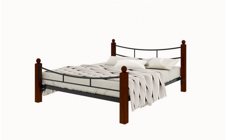 Кровать София Lux plus 1200х1900 Черная_0