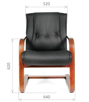 Кресло для посетителя CHAIRMAN 653 V Черный_3