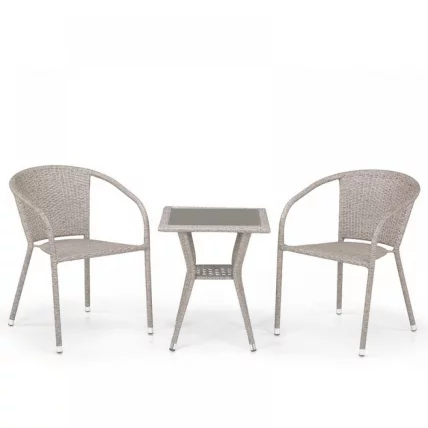 Комплект плетеной мебели T25C/Y137C-W85 Latte 2Pcs_0