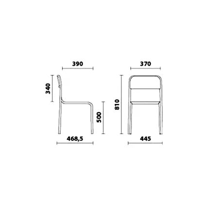 Стул офисный Аскона хром (З-11) / hrom (Z-11)_1