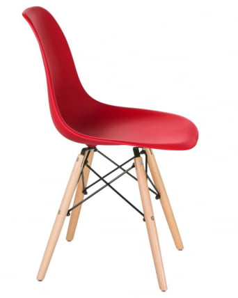 Стул обеденный DOBRIN DSW Красный R-02_3