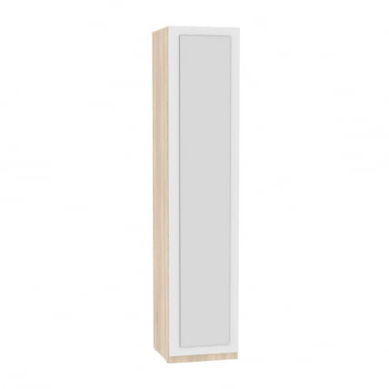 Шкаф распашный R-198х45х60-1-PO-M(ДСС-Белый)_0