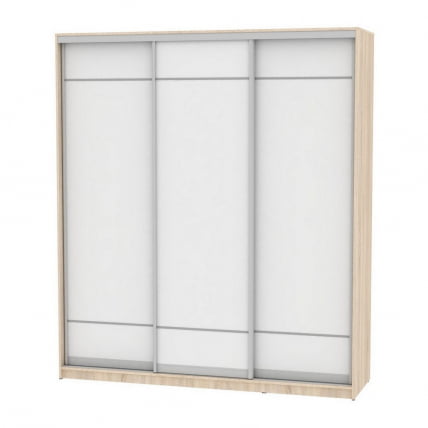 Шкаф-купе Б-230х200х60-3(ДСС-Белый-Д7Д7Д7) / B-230х200х60-3(ДСС-Белый-D7D7D7)_0