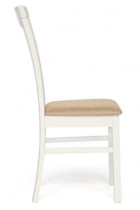 Стул Гермес/ Hermes дерево гевея, 43х49х94см, butter white, ткань песочная (Jaffy 104-58)_2