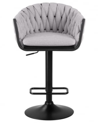 Стул барный DOBRIN LEON (серая ткань (LAR 275-17)) 2 шт_8