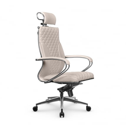Кресло руководителя Metta L 2c 44C/K116 Infinity Easy Clean (MPES) Комплект 2 Светло-бежевое_1