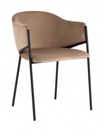 Стул Брасе велюр Капучино / Brace_0