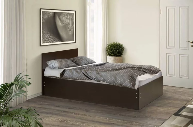 Кровать на уголках №4 1800*2000 Ясень Шимо светлый_0