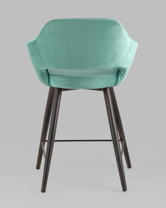 Стул полубарный Саймон ПЛ велюр Морской_4