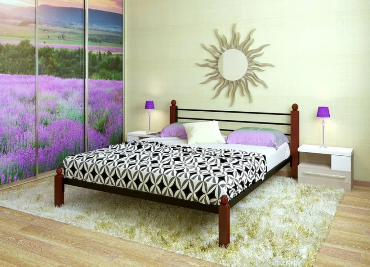 Кровать Милана Lux 1600х2000 Черная_1