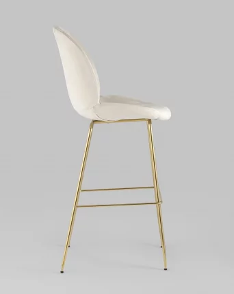 Стул барный Beetle gold Бежевый_2