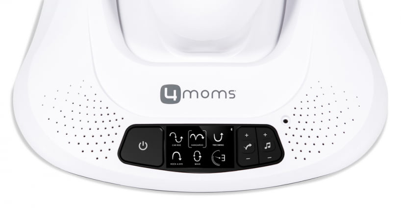 Электронное кресло-качалка 4Moms Mamaroo 4.0 Серебро_7