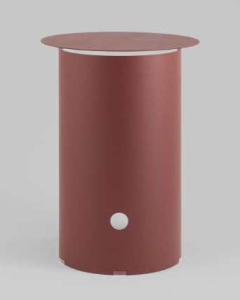 Журнальный столик Floire металл бордовый_7