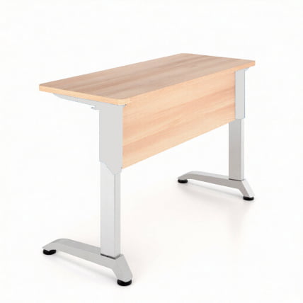 Парта двухместная Де Гласси Н (рост 3-5)  ЛДСП Серый/ Металл Серый+Серый_0