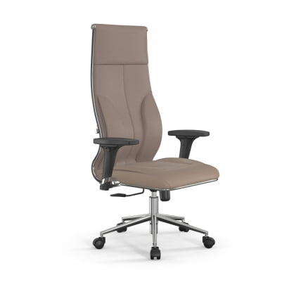 Кресло руководителя Мetta L 1m 46/2D Infinity Easy Clean (MPES) Комплект 7 Темно-бежевое_0