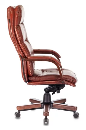 Кресло руководителя Бюрократ T-9927WALNUT Светло-коричневый_2