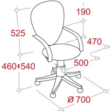 Кресло офисное VB_CH-599AXSN 202090 Черный_1
