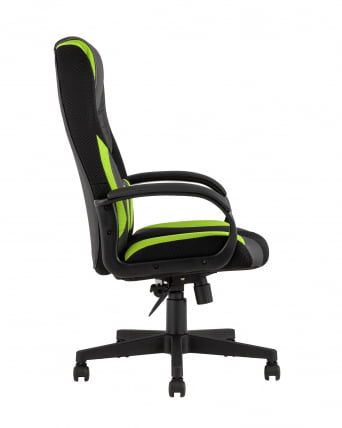 Геймерское кресло TopChairs ST-CYBER 9 GREEN черный/зеленый_3