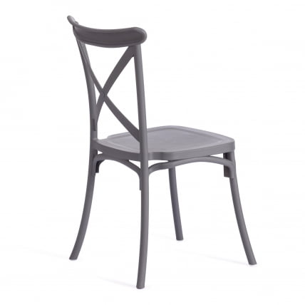 Стул CROSS (mod. PL24) пластик, 48 х 58 х 89 см, Dark-grey (темно-cерый) 15537_2