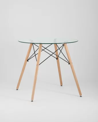 Стол обеденный EAMES DSW Стеклянный_1