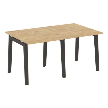 Стол переговорный (2 столешницы) ONIX WOOD OW.PRG-2.0 Тиквуд Светлый/Темный_0