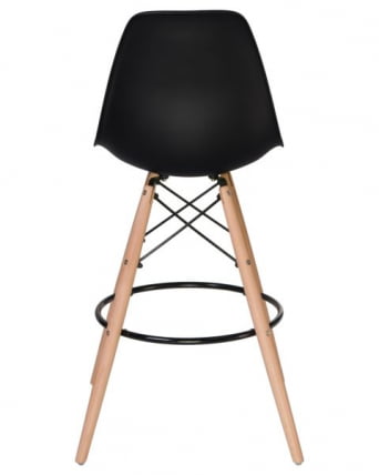 Стул барный ДОБРИН ДСВ БАР (ножки светлый бук, цвет сиденья черный (Б-03)) 2 шт / DOBRIN DSW BAR (B-03))_5