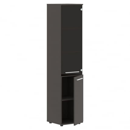 Шкаф-колонка комбинированная правая ЕДИС ЕХCС 42.2 Р Мокко Белый Мокко / EDIS EHCS R_1