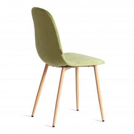 Стул BREEZE (mod. JSC-58) Велюр/металл , 44 х 53 х 86 см, Green (зеленый) HLR54 / натуральный_2