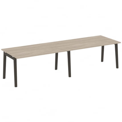 Стол переговорный (2 столешницы) ONIX WOOD OW.PRG-2.4 Дуб Аттик/Темный_0