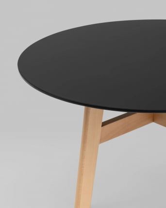 Стол Target Circle 90*90 Черный_6