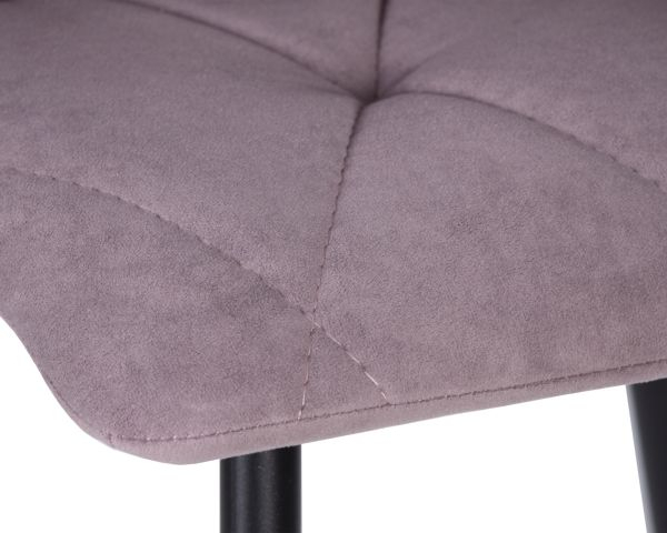 Стул обеденный ДОБРИН CХИЛЛЙ РОМБО (Лавандовый Симпле 48, основание черное) 4 шт / DOBRIN CHILLY ROMBO Simple_7