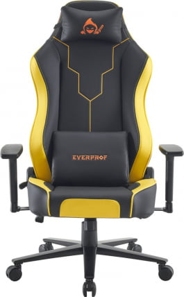 Кресло геймерское Everprof Rapid Экокожа Желтый_1