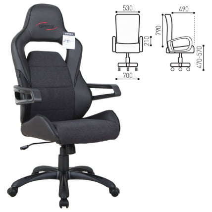 Кресло компьютерное BRABIX Nitro GM-001 Черный_0
