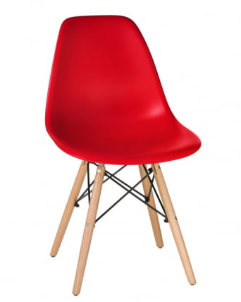 Стул обеденный DOBRIN DSW Красный R-02_0