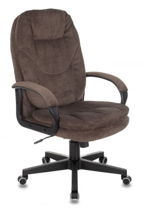 Кресло руководителя Бюрократ CH-868N Fabric коричневый Light-10_0