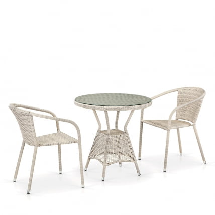 Комплект плетеной мебели T705ANT/Y137C-W85 Latte 2Pcs_0