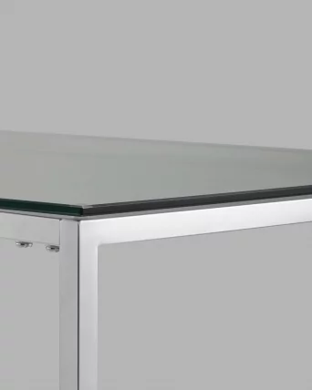 Журнальный стол ТАУН 120x60 Серебро_5