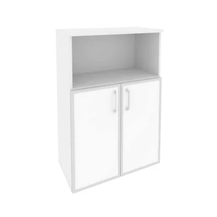 Шкаф средний широкий ONIX O.ST-2.2R white Белый Бриллиант_0