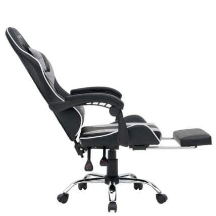 Кресло компьютерное CРОМЕКС (КРОМЕКС) Ваве ГМ-145 экокожа черное/серое / CROMEX Wave GM-145_7