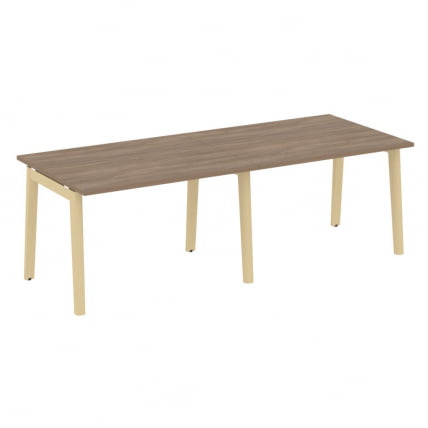 Стол переговорный (2 столешницы) ONIX WOOD OW.PRG-2.2 Дуб Аризона/Светлый_0