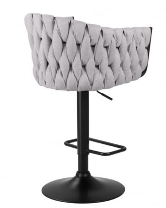 Стул барный DOBRIN LEON (серая ткань (LAR 275-17)) 2 шт_6