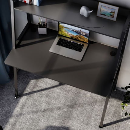 Геймерский стол ЕУРЕКА ЕРК-ЛД-43Б Блаcк / EUREKA ERK-LD-43B Black_7