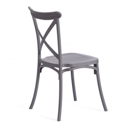 Стул CROSS (mod. PL24) / 1 шт. в упаковке пластик, 48 х 58 х 89 см, Dark-grey (темно-cерый) 15537_3