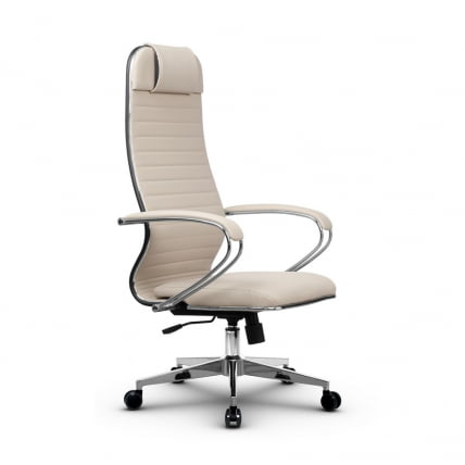 Кресло офисное METTA B 1m 17K1/K131, Основание 17834 Комплект 3 Светло-бежевое_1