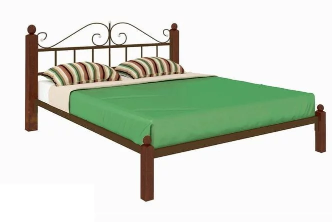 Кровать Диана Lux 1400х1900 Коричневая_0