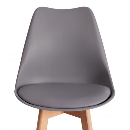 Стул барный TULIP BAR (mod. C1014H-1) / 1 шт. в упаковке пластик/дерево, 42 х 47,5 х 104 см, Grey (серый) 92717 / натуральный_5