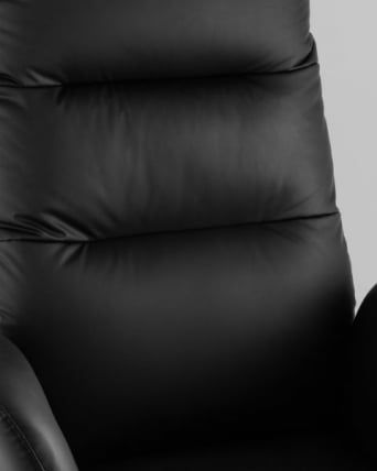 Кресло руководителя ТопЧаирс Солид НC с оттоманкой черный / TopChairs Solid NC_3