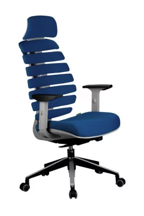 Кресло оператора Riva Chair SHARK Синий_0