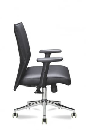 Офисное кресло Майк | Крестовина: хром паук | Подлокотники: 709 | Низкая спинка: Б / B_1